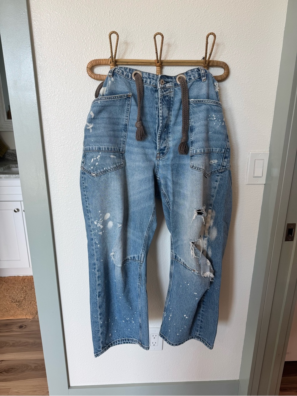 We The Free Moxie Pull-On Barrel Jeans